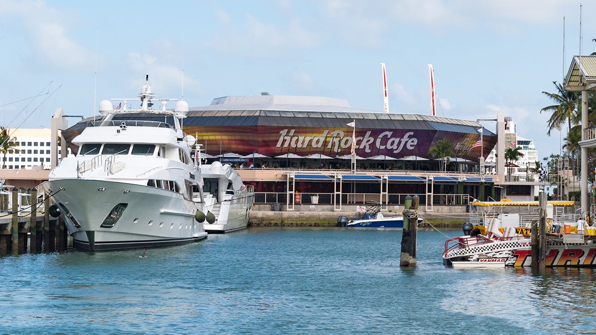 Entrada del Hard Rock Cafe de Miami