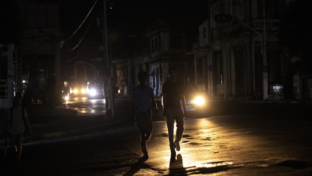 Sistema eléctrico afectado en Cuba