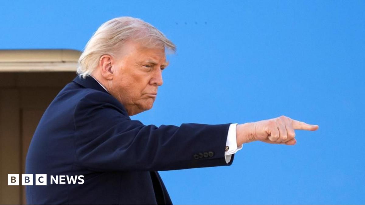 Donald Trump en un evento público