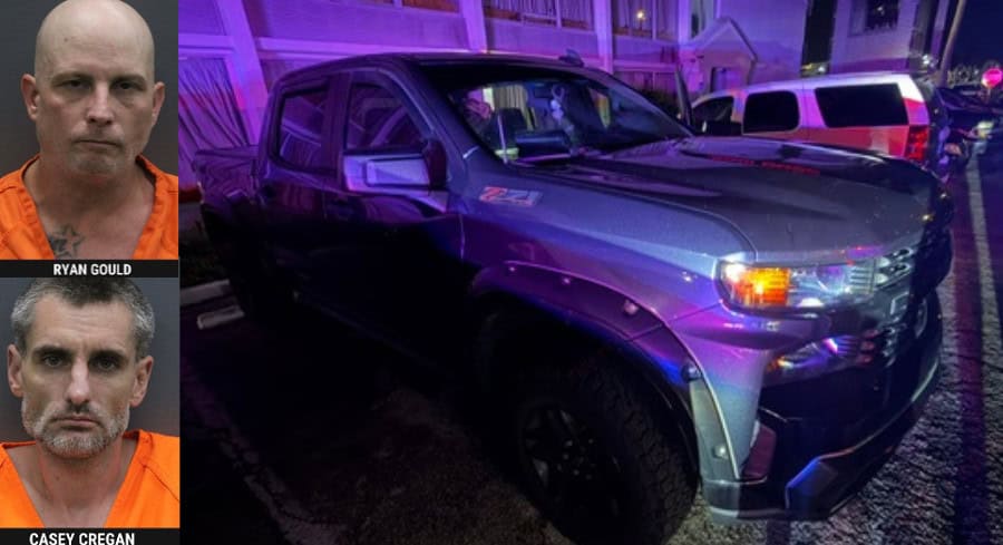 Arresto policial en un motel de Tampa por narcóticos.