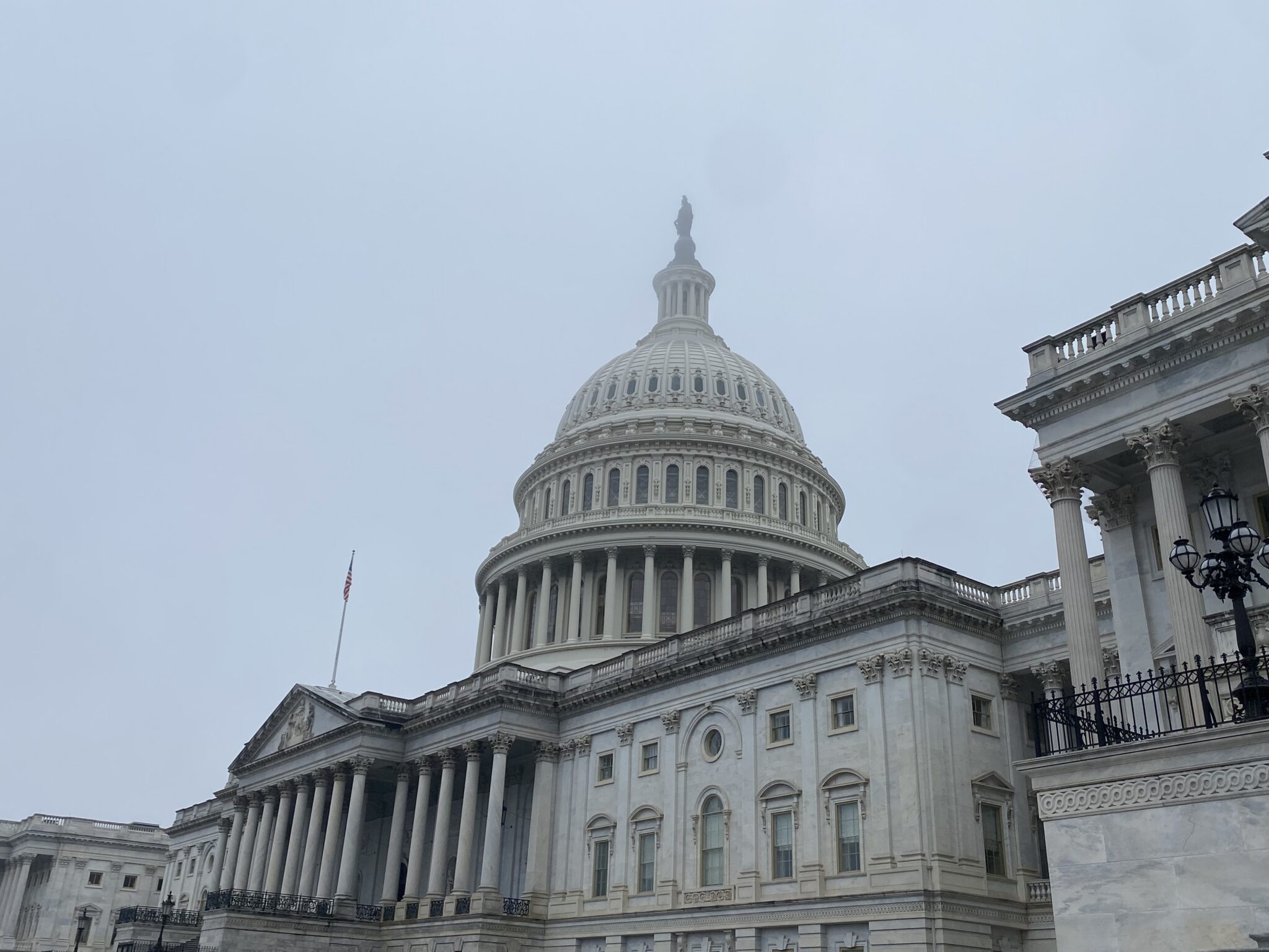 Vista del edificio del Capitolio en Washington D.C.