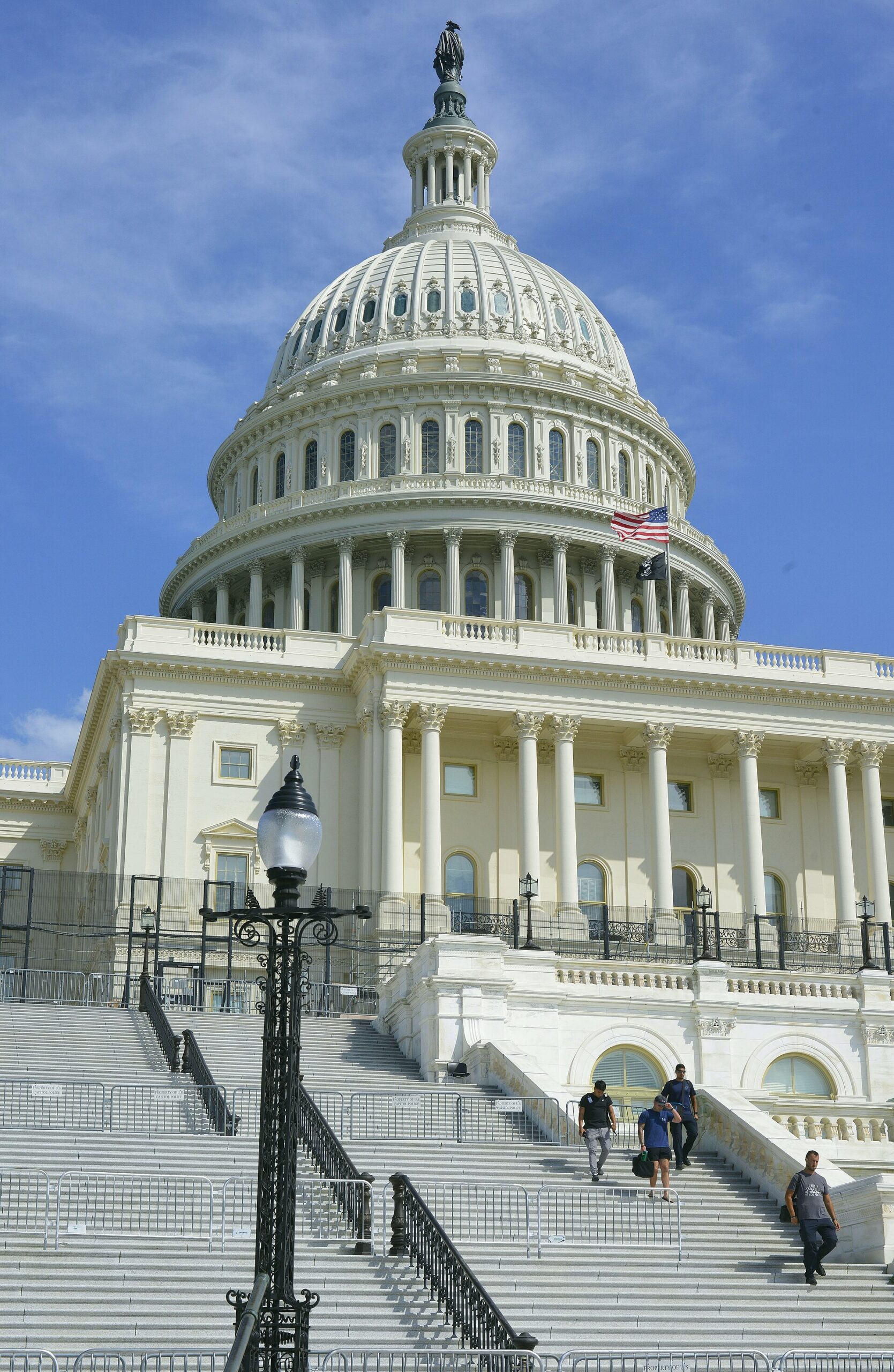 Vista del Capitolio de los Estados Unidos en Washington D.C.
